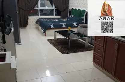 Apartment - Studio - 1 Bathroom for rent in Orient Tower 1 - Orient Towers - Al Bustan - Ajman