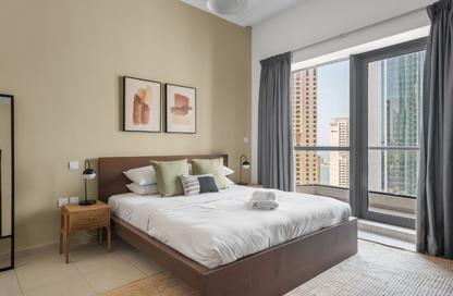 Apartment - 1 - 1 for rent in Bay Central - Dubai Marina - Dubai