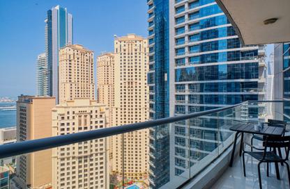 Apartment - 1 - 1 for rent in Bay Central - Dubai Marina - Dubai