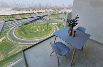 Apartment - Studio - 1 for rent in Farhad Azizi Residence - Dubai Healthcare City 2 - Al Jaddaf - Dubai