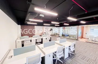 Office Space - Studio - 1 Bathroom for rent in Damac Maison Prive B - Damac Maison Prive - Business Bay - Dubai