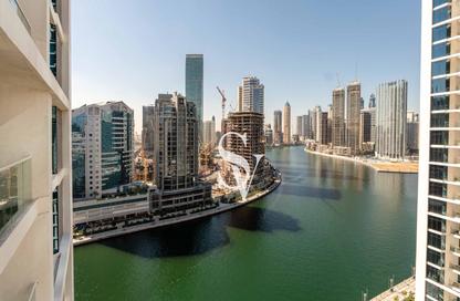 Apartment - Studio - 1 Bathroom for rent in Damac Maison Prive B - Damac Maison Prive - Business Bay - Dubai