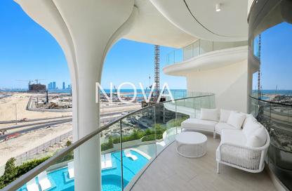 Apartment - 1 Bedroom - 2 Bathrooms for rent in Beach Walk Residences 1 - Beach Walk Residences - Dubai Islands - Dubai