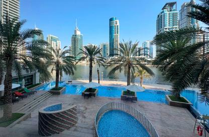 Apartment - 1 - 1 for rent in Blakely Tower - Park Island - Dubai Marina - Dubai