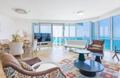 Apartment - 3 Bedrooms - 4 Bathrooms for rent in Al Fattan Marine Tower - Al Fattan Marine Towers - Jumeirah Beach Residence - Dubai