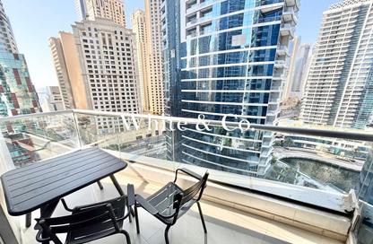 Apartment - 1 Bedroom - 2 Bathrooms for rent in Bay Central Tower Central - Bay Central - Dubai Marina - Dubai