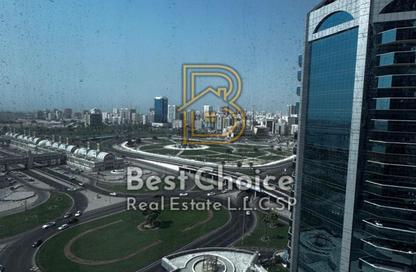 Office Space - Studio - 2 Bathrooms for rent in Al Ferasa Tower - Al Majaz 1 - Al Majaz - Sharjah