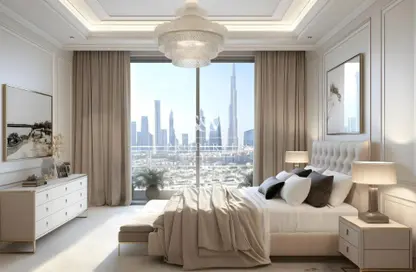 شقة - غرفة نوم - 2 حمامات للبيع في تايجرسكاي تاور - الخليج التجاري - دبي