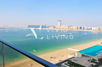 Apartment - 2 Bedrooms - 3 Bathrooms for rent in Beach Isle Tower 1 - Beach Isle - Emaar Beachfront - Dubai Harbour - Dubai