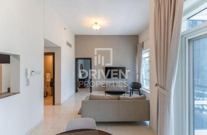 Apartment - 1 - 1 for rent in Bunyan Tower - Dubai Marina - Dubai