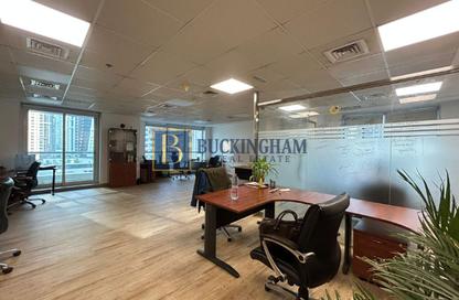 Office Space - Studio - 1 Bathroom for rent in Dubai Star - JLT Cluster L - Jumeirah Lake Towers - Dubai