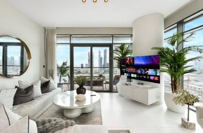 Apartment - 3 Bedrooms - 4 Bathrooms for sale in Marina Vista Tower 2 - Marina Vista - Emaar Beachfront - Dubai Harbour - Dubai