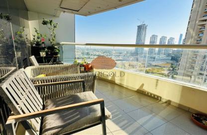 Apartment - 3 Bedrooms - 4 Bathrooms for rent in Al Waleed Paradise - JLT Cluster R - Jumeirah Lake Towers - Dubai