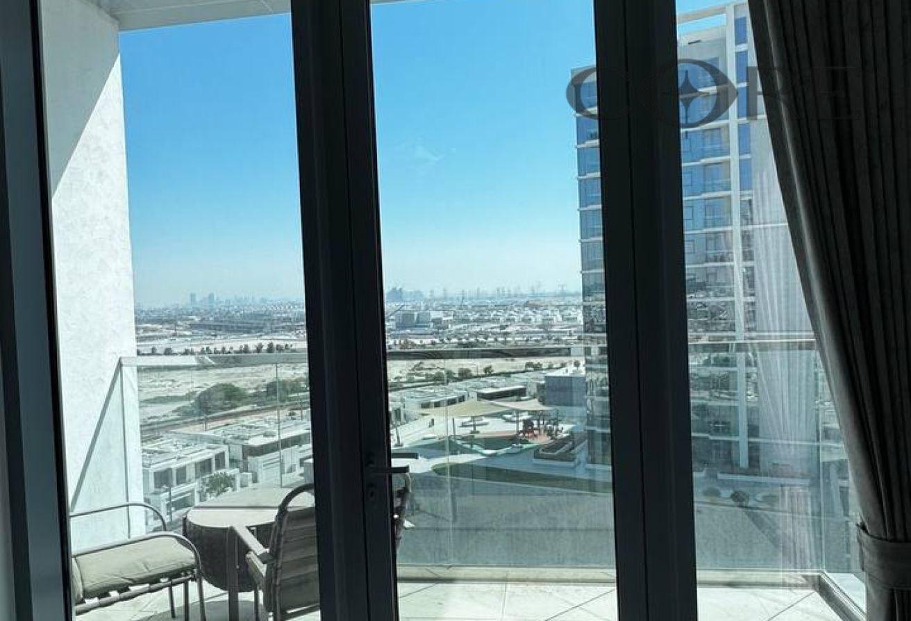 1BR for Rent | District One | Balcony & City View photo 11