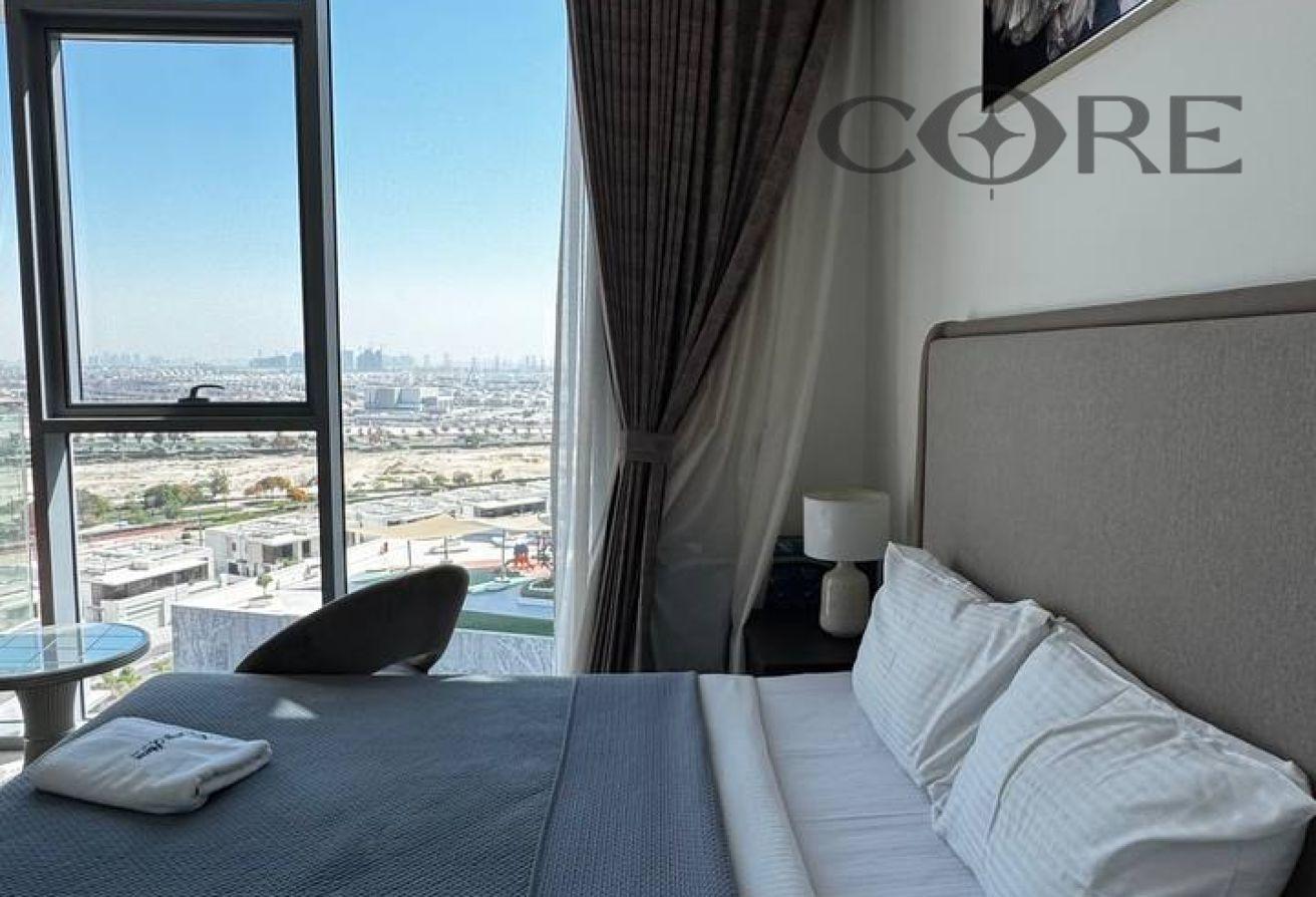 1BR for Rent | District One | Balcony & City View photo 7