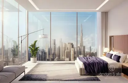 شقة - غرفة نوم - 2 حمامات للبيع في فندق ومساكن إس إل إس دبي - الخليج التجاري - دبي