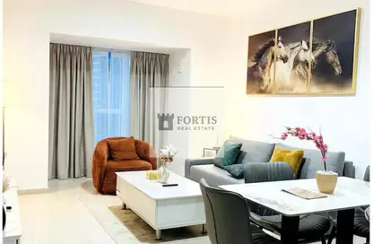 شقة - غرفة نوم - 2 حمامات للايجار في مساكن النخبة - دبي مارينا - دبي