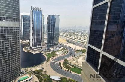 شقة - غرفة نوم - 1 حمام للايجار في بوابة دبي الجديدة 1 - (JLT) مجمع Q - أبراج بحيرات الجميرا - دبي