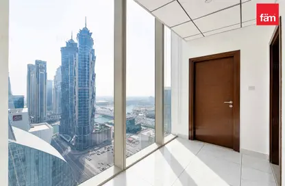Office Space - Studio - 2 Bathrooms for rent in The Prism - Business Bay - Dubai