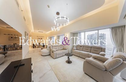 Apartment - 4 Bedrooms - 6 Bathrooms for rent in Cayan Tower - Dubai Marina - Dubai