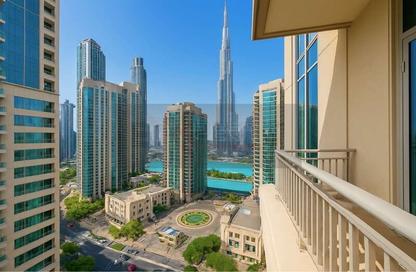 شقة - غرفة نوم - 1 حمام للايجار في بوليفارد سنترال 2 - أبراج بوليفارد سنترال - وسط مدينة دبي - دبي