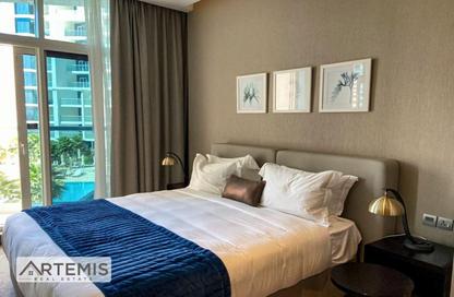 Apartment - Studio - 1 Bathroom for rent in Damac Maison Prive B - Damac Maison Prive - Business Bay - Dubai