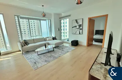 شقة - غرفة نوم - 2 حمامات للايجار في برج بيوبورت - مارينا بروموناد - دبي مارينا - دبي