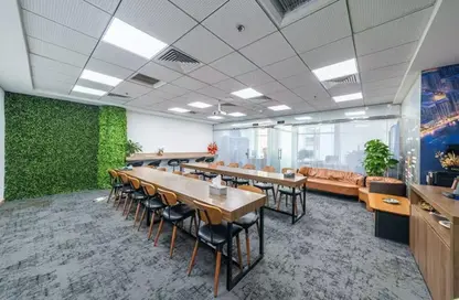 Office Space - Studio - 2 Bathrooms for rent in Clover Bay Tower - Business Bay - Dubai