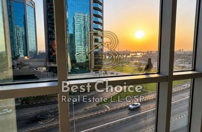 Office Space - Studio - 2 for rent in Lake Tower - Al Majaz 1 - Al Majaz - Sharjah