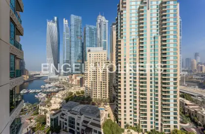 Apartment - 4 Bedrooms - 5 Bathrooms for rent in Al Mesk Tower - Emaar 6 Towers - Dubai Marina - Dubai
