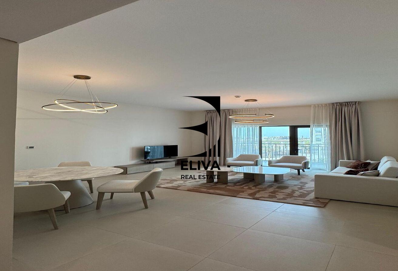 Fully Furnished | 2 Balconies | Golf and Sea View