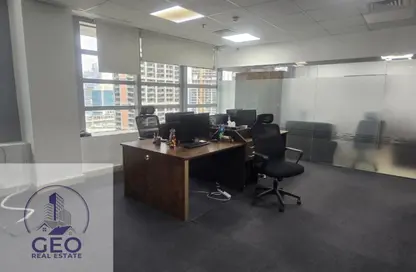 مكتب - غرفة نوم - 1 حمام للايجار في البرج الفضي - الخليج التجاري - دبي
