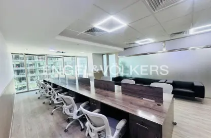 Office Space - Studio - 1 Bathroom for rent in The Prism - Business Bay - Dubai