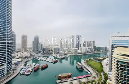 Apartment - 1 Bedroom - 2 Bathrooms for rent in Sparkle Tower 1 - Sparkle Towers - Dubai Marina - Dubai