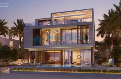 Villa - 5 Bedrooms - 5 Bathrooms for sale in Villa Indigo Ocean Frond M - Villa Indigo Ocean - The Beach Collection Villas - Palm Jebel Ali - Dubai