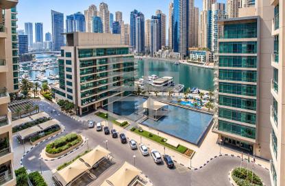 Apartment - 1 - 1 for rent in Al Majara 1 - Al Majara Towers - Dubai Marina - Dubai