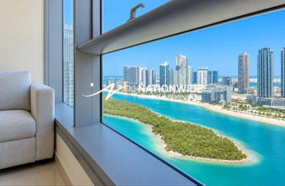 Apartment - 1 - 2 for rent in Sun Tower - Shams Abu Dhabi - Al Reem Island - Abu Dhabi