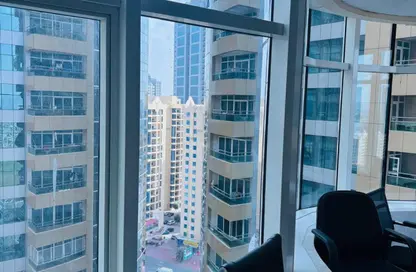 شقة - غرفة نوم - 2 حمامات للايجار في أبراج هورايزون - عجمان وسط المدينة - عجمان