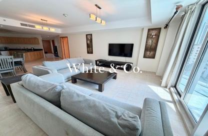Apartment - 3 Bedrooms - 4 Bathrooms for rent in The Waves Tower B - The Waves - Dubai Marina - Dubai