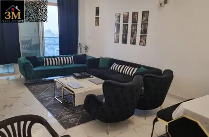 Apartment - 2 Bedrooms - 3 Bathrooms for sale in Oasis Tower - Al Rashidiya 1 - Al Rashidiya - Ajman