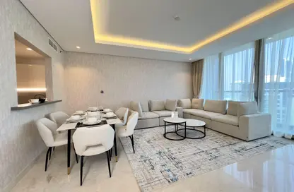 شقة - 2 غرف نوم - 1 حمام للايجار في الاسترليني الشرقية - الاسترليني - الخليج التجاري - دبي