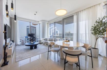 Apartment - 1 - 2 for rent in Boulevard Point - Downtown Dubai - Dubai