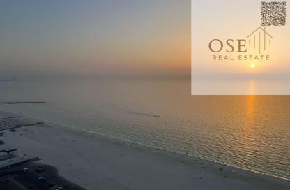 Apartment - 2 Bedrooms - 2 Bathrooms for sale in Corniche Tower - Ajman Corniche Road - Ajman