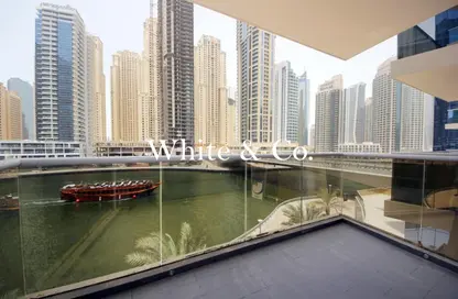 شقة - غرفة نوم - 2 حمامات للايجار في شقق أورا هاربور السكنية والفندقية - دبي مارينا - دبي