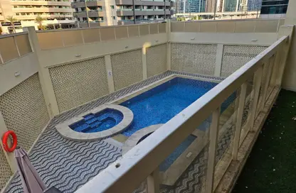 Apartment - 1 Bedroom - 2 Bathrooms for rent in Marina Pearl - Dubai Marina - Dubai