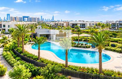 Townhouse - 4 - 4 for rent in Jebel Ali Village Townhouses - Jebel Ali Village - Jebel Ali - Dubai