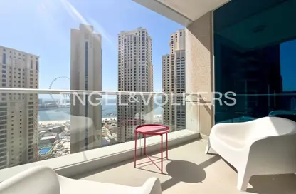 Apartment - 1 Bedroom - 2 Bathrooms for rent in Aurora Tower - Marina Promenade - Dubai Marina - Dubai