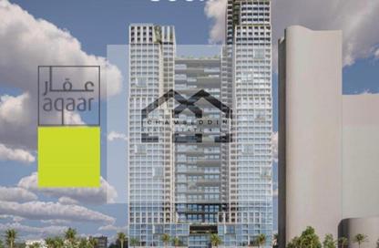 Apartment - Studio - 1 for sale in Mawjan Tower - Ajman Corniche Road - Ajman