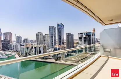 شقة - غرفة نوم - 2 حمامات للايجار في خليج الدرة - دبي مارينا - دبي