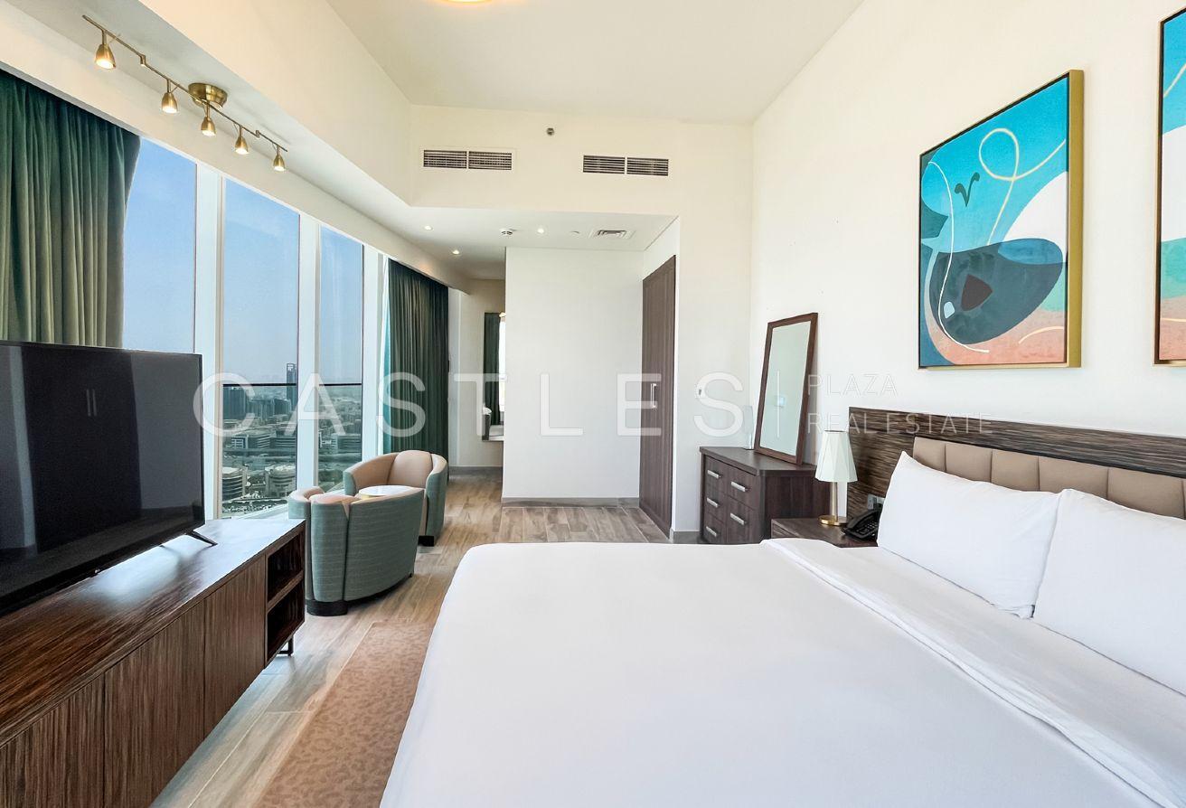 Luxury 3BR + Maid | Furnished | SZR View |For Rent photo 18